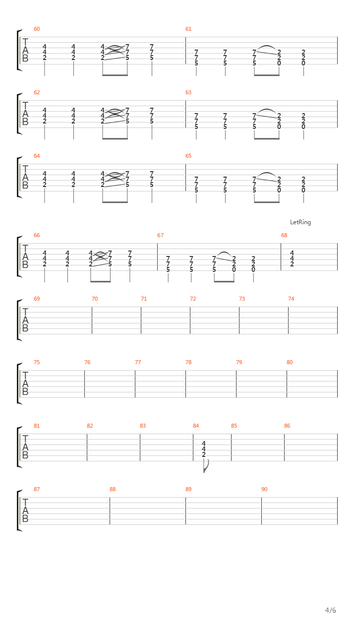 Revenge吉他谱