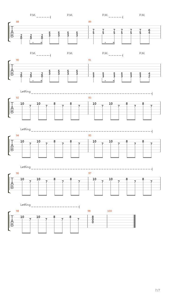 3 Am吉他谱