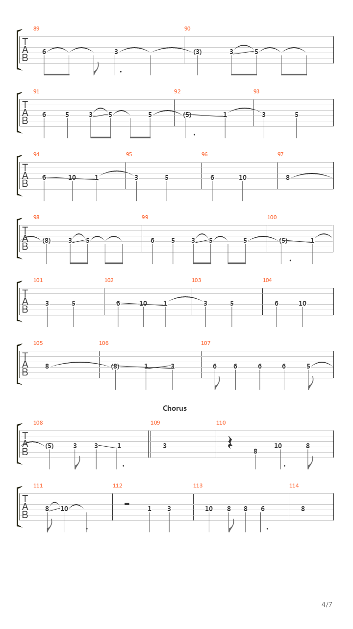 Carnival Of Rust吉他谱