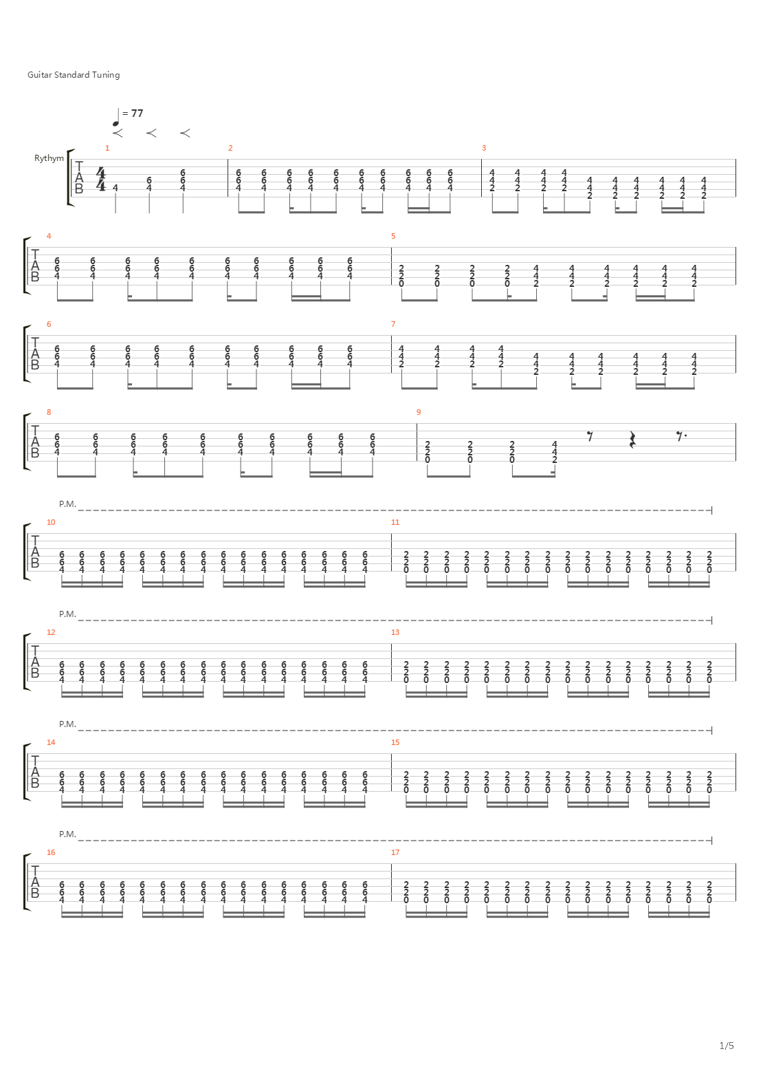 Lift吉他谱