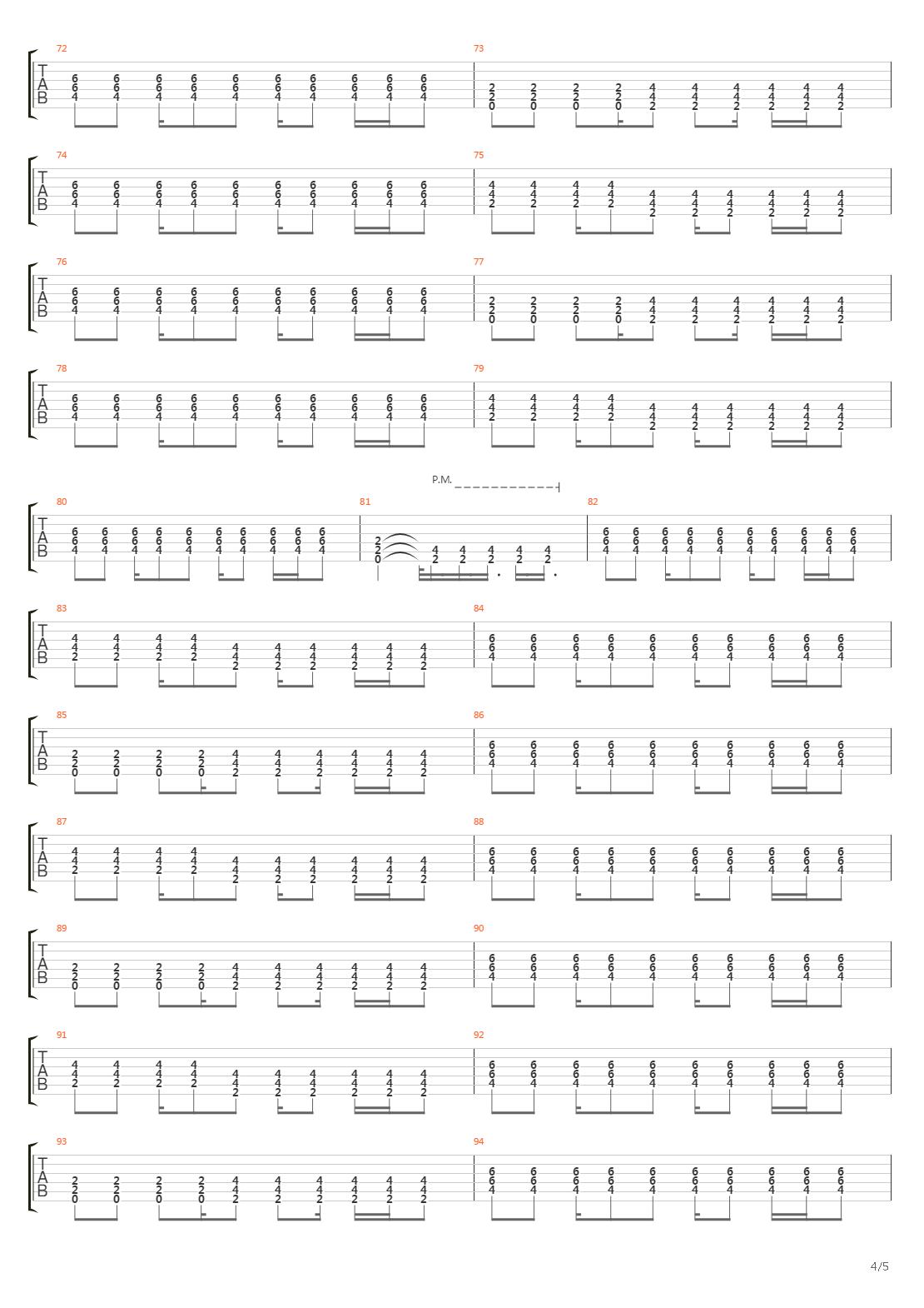 Lift吉他谱