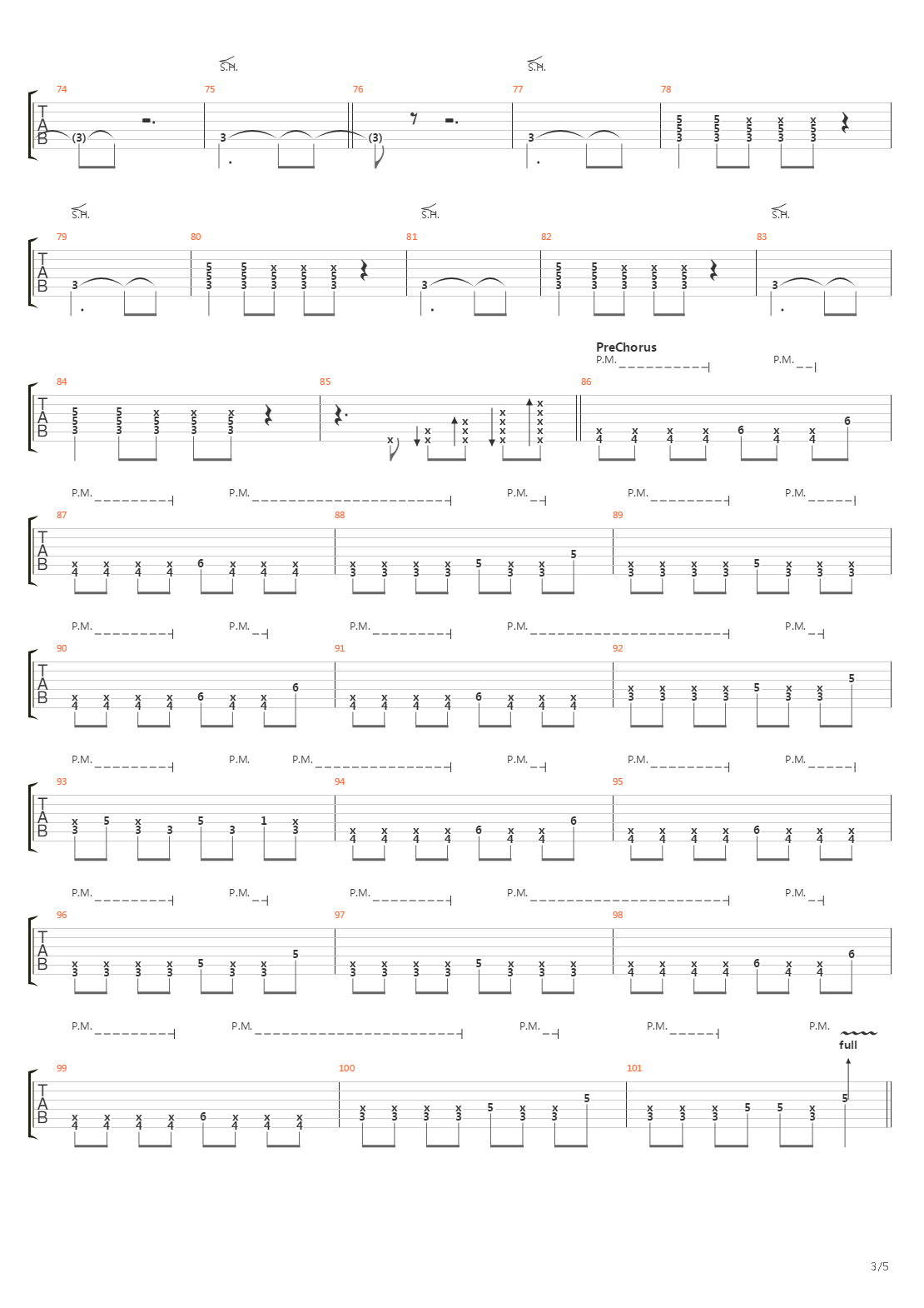 Locking Up The Sun吉他谱