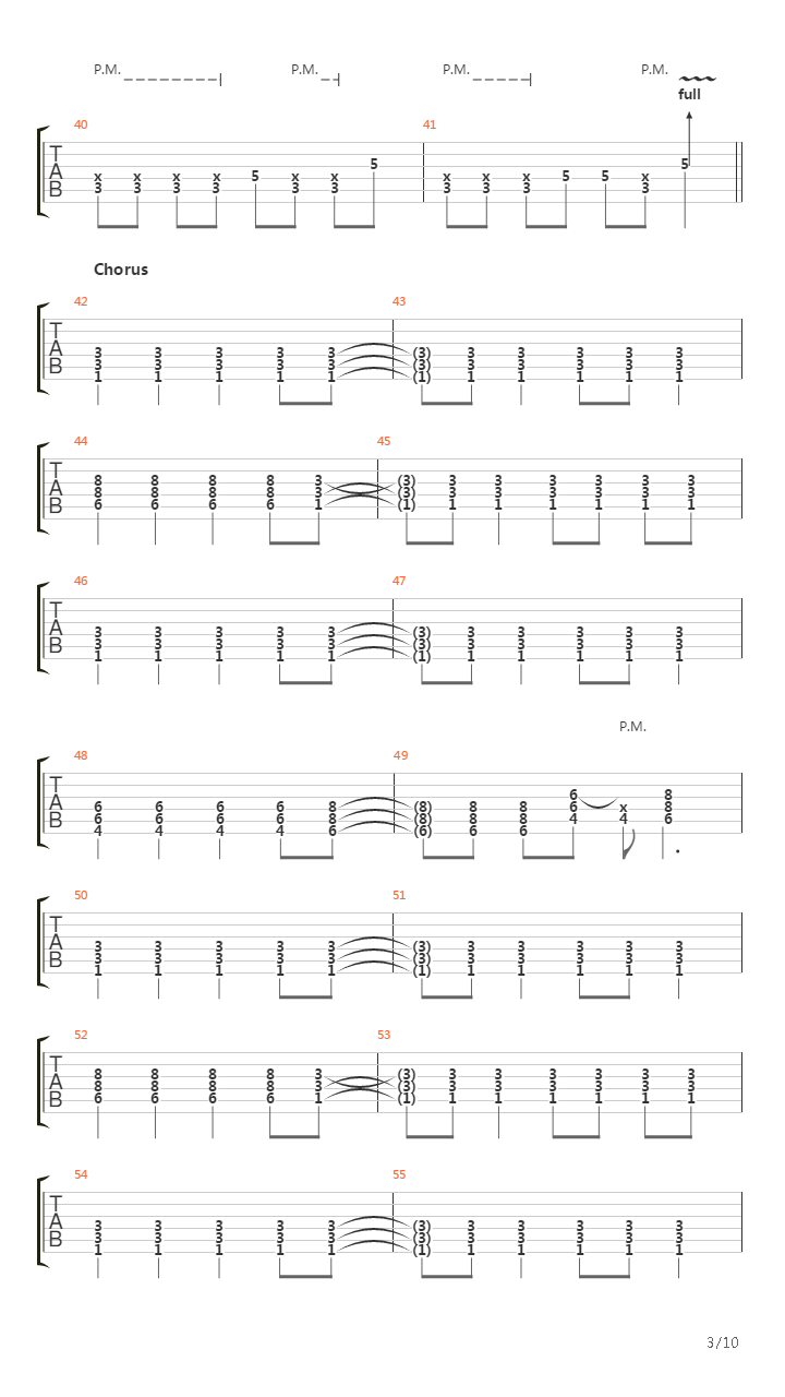 Locking Up The Sun吉他谱