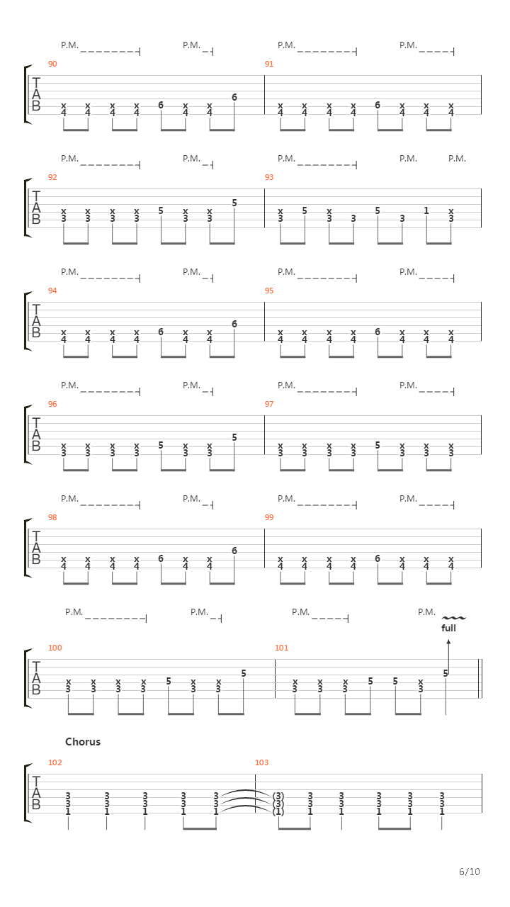 Locking Up The Sun吉他谱