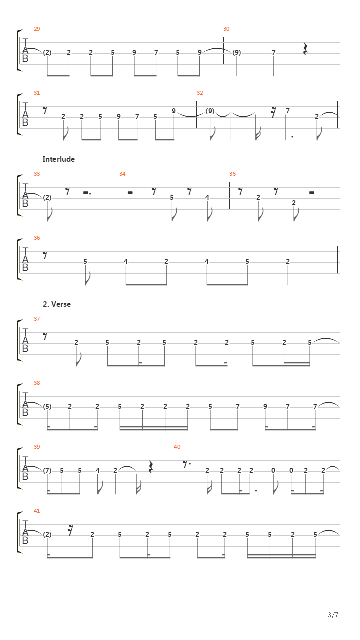 Roses吉他谱