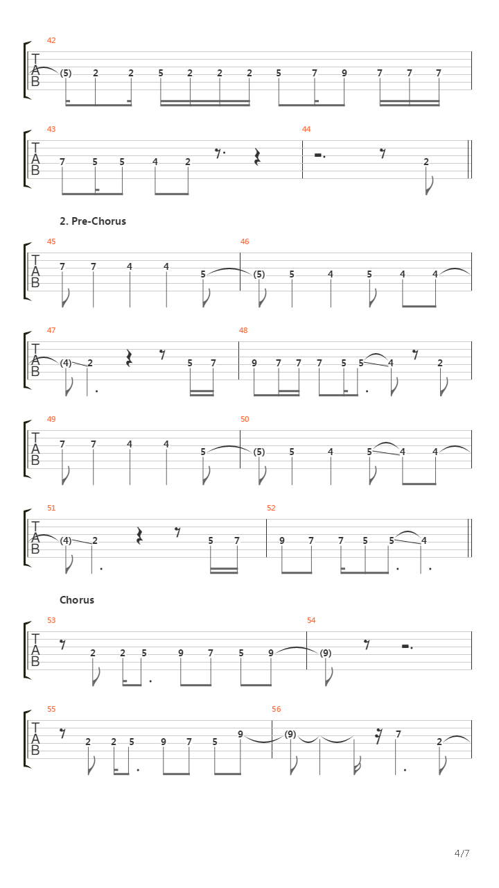 Roses吉他谱