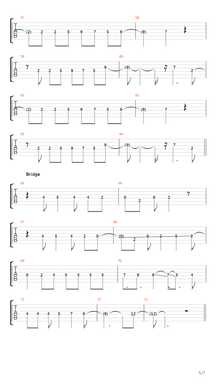 Roses吉他谱