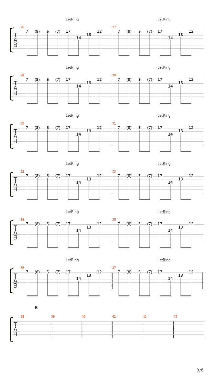 Drawing The Line吉他谱