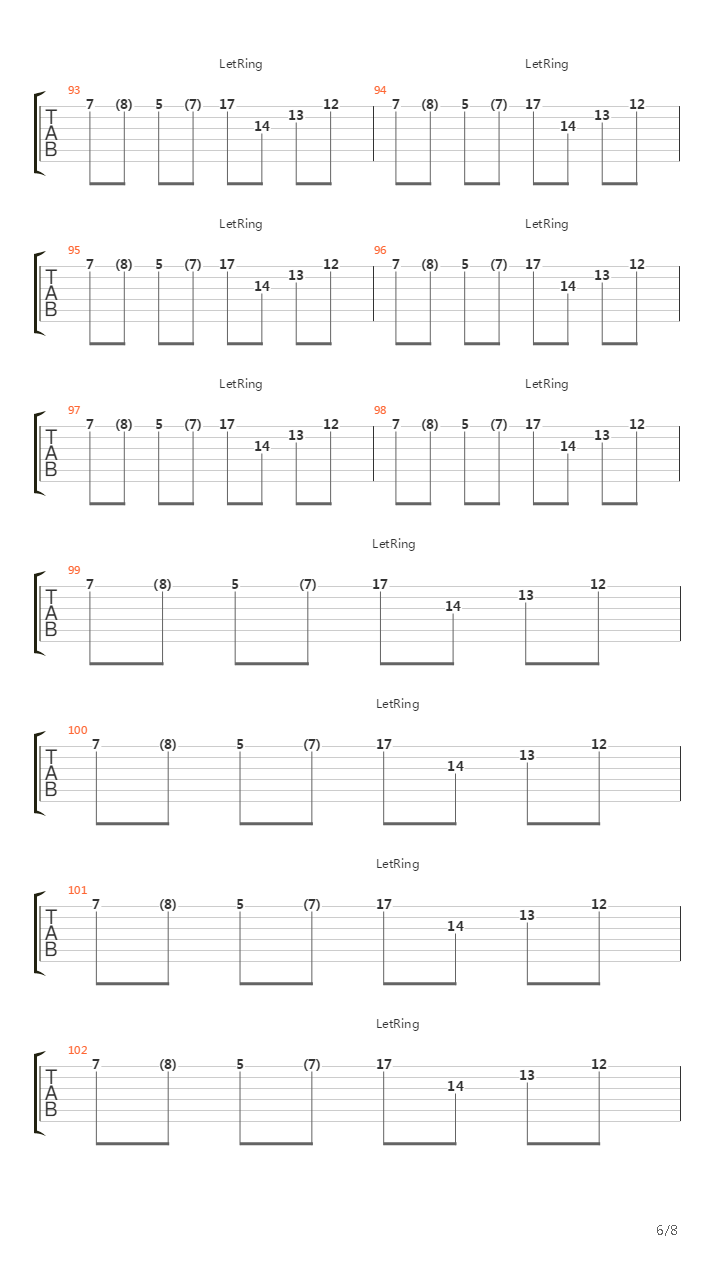 Drawing The Line吉他谱