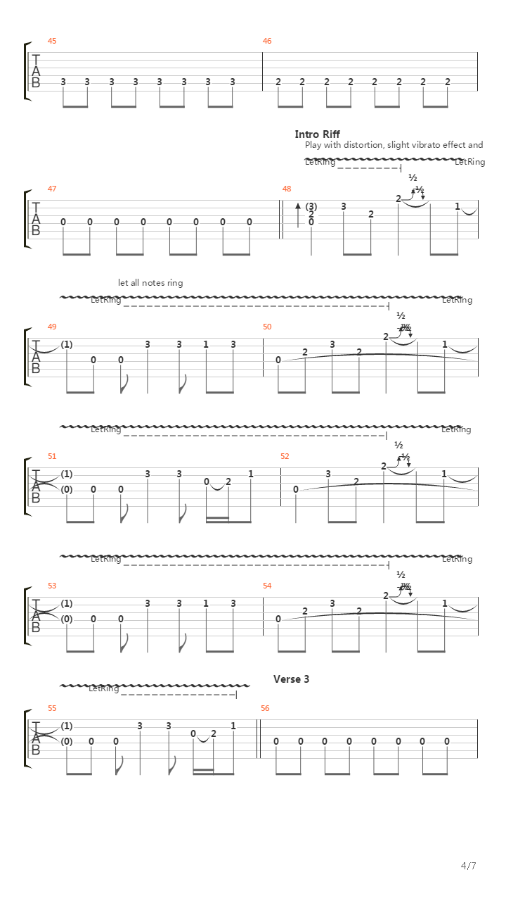 Four Chords That Made A Million吉他谱