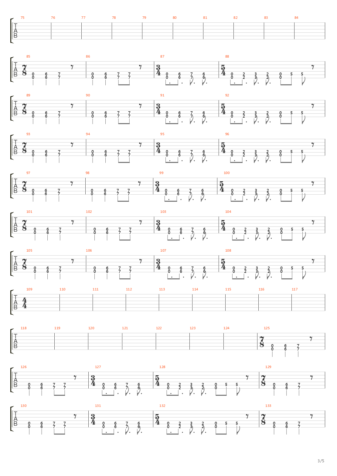 Futile吉他谱