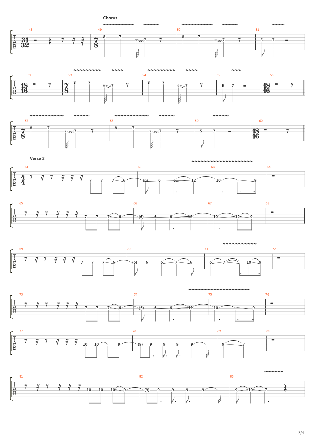 Futile吉他谱