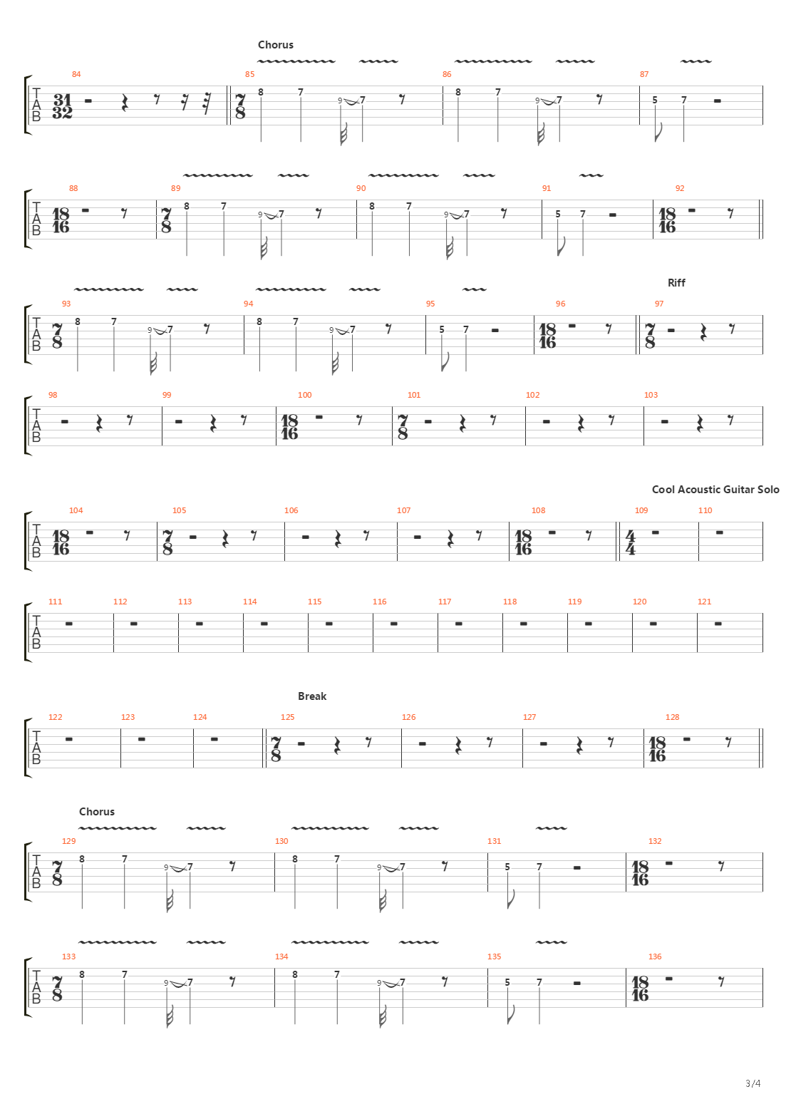 Futile吉他谱