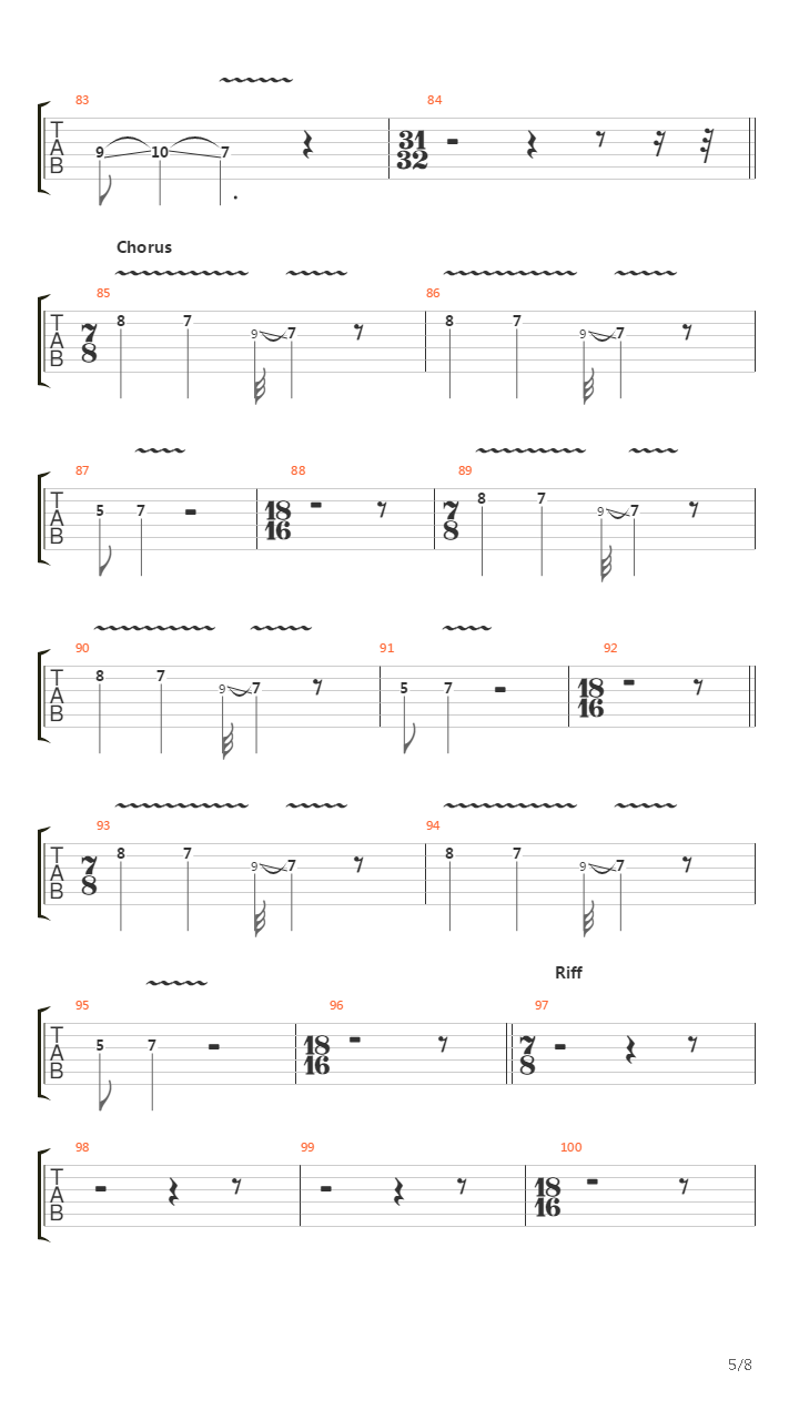 Futile吉他谱