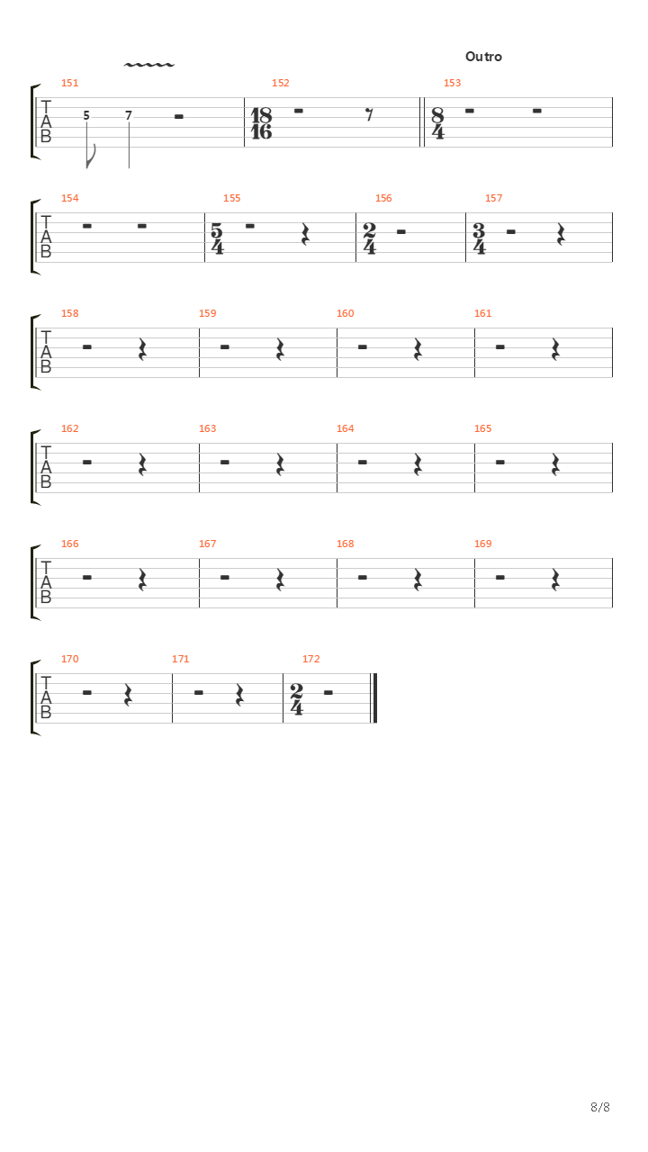 Futile吉他谱