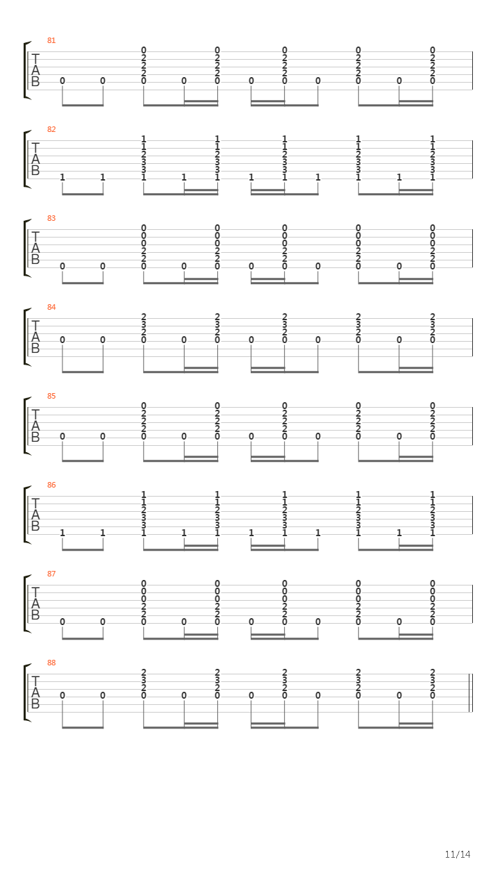 Piano Lessons吉他谱