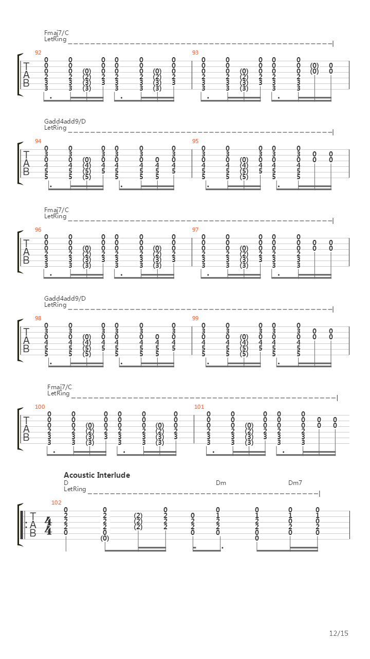 Trains吉他谱