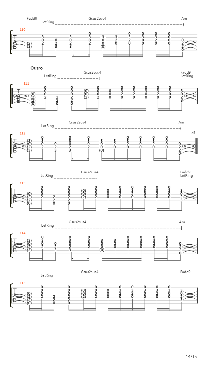 Trains吉他谱