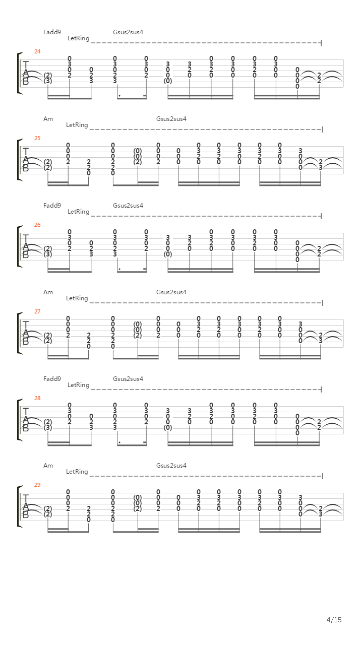 Trains吉他谱