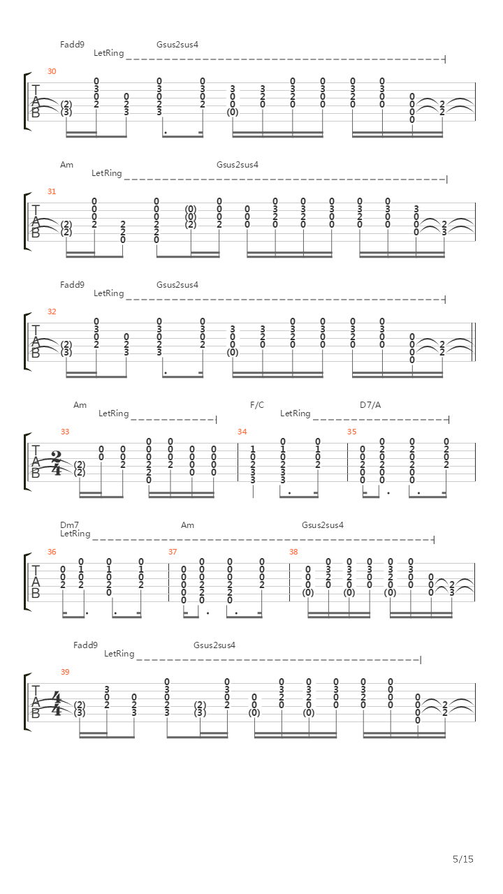 Trains吉他谱