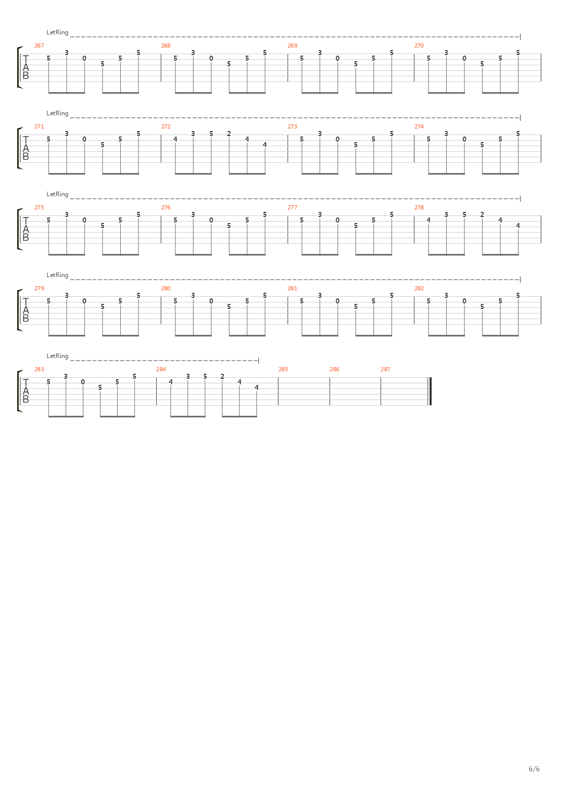 Way Out Of Here吉他谱