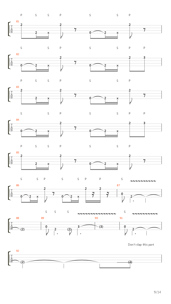 Antipop吉他谱