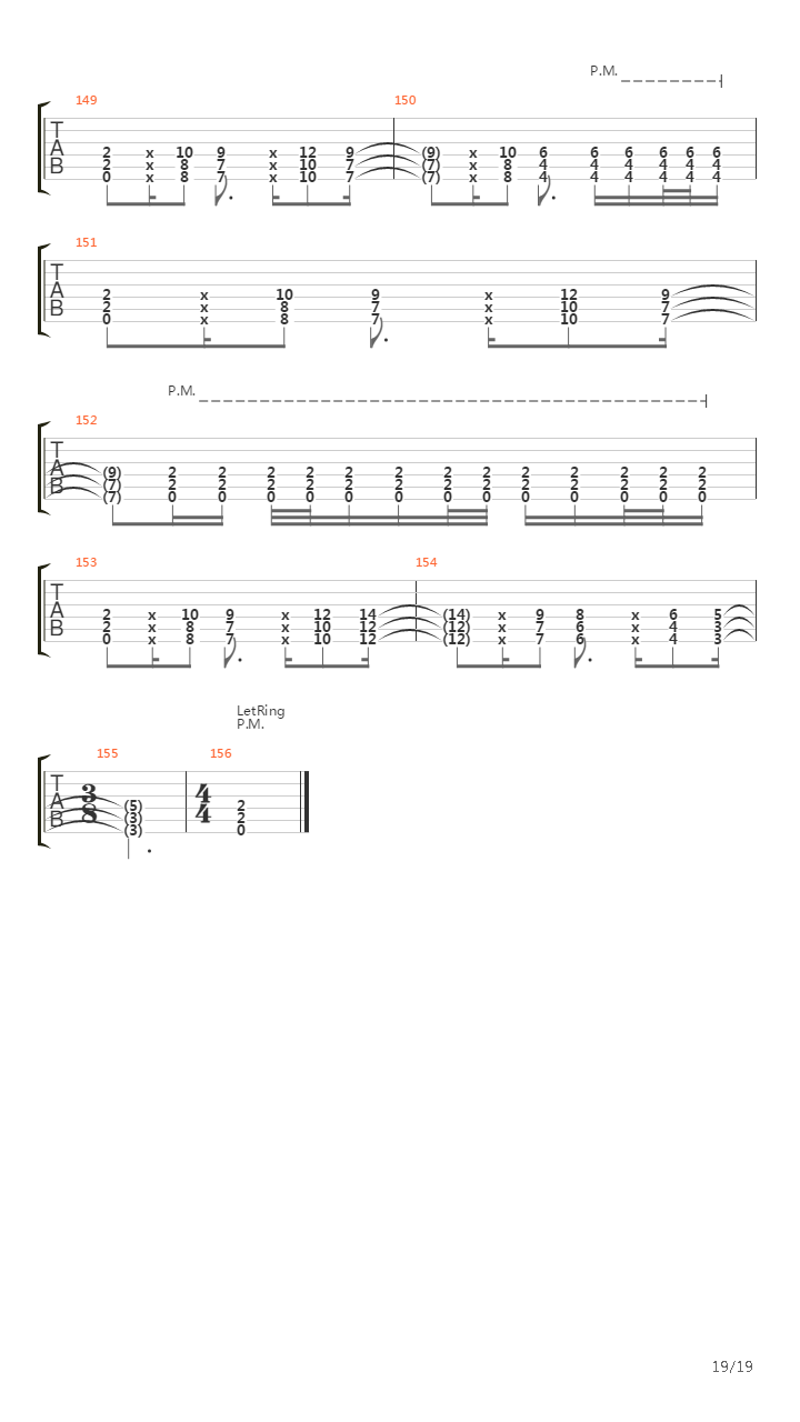 Limb From Limb吉他谱