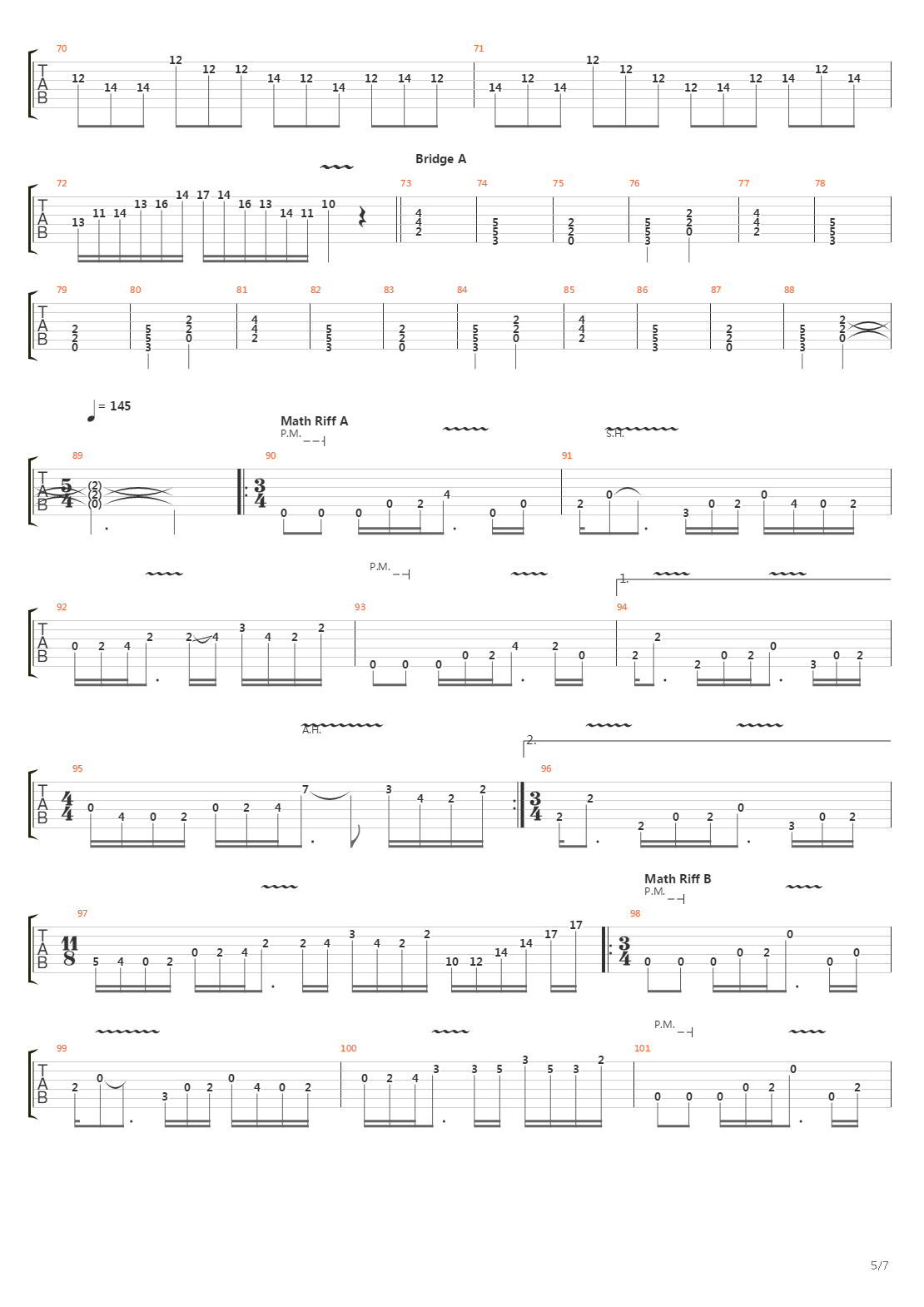 Platos Tripartite吉他谱