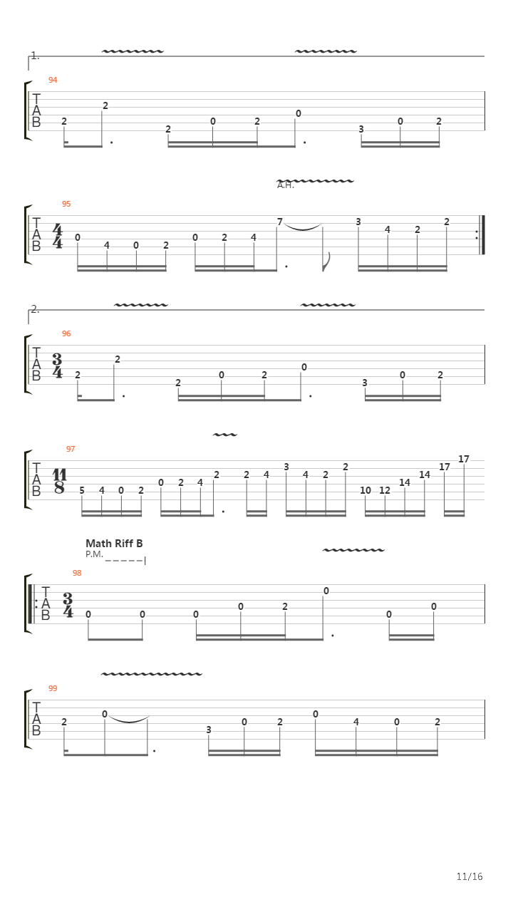 Platos Tripartite吉他谱