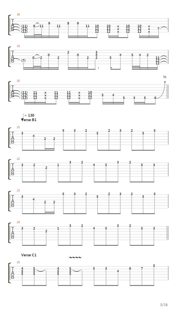 Platos Tripartite吉他谱