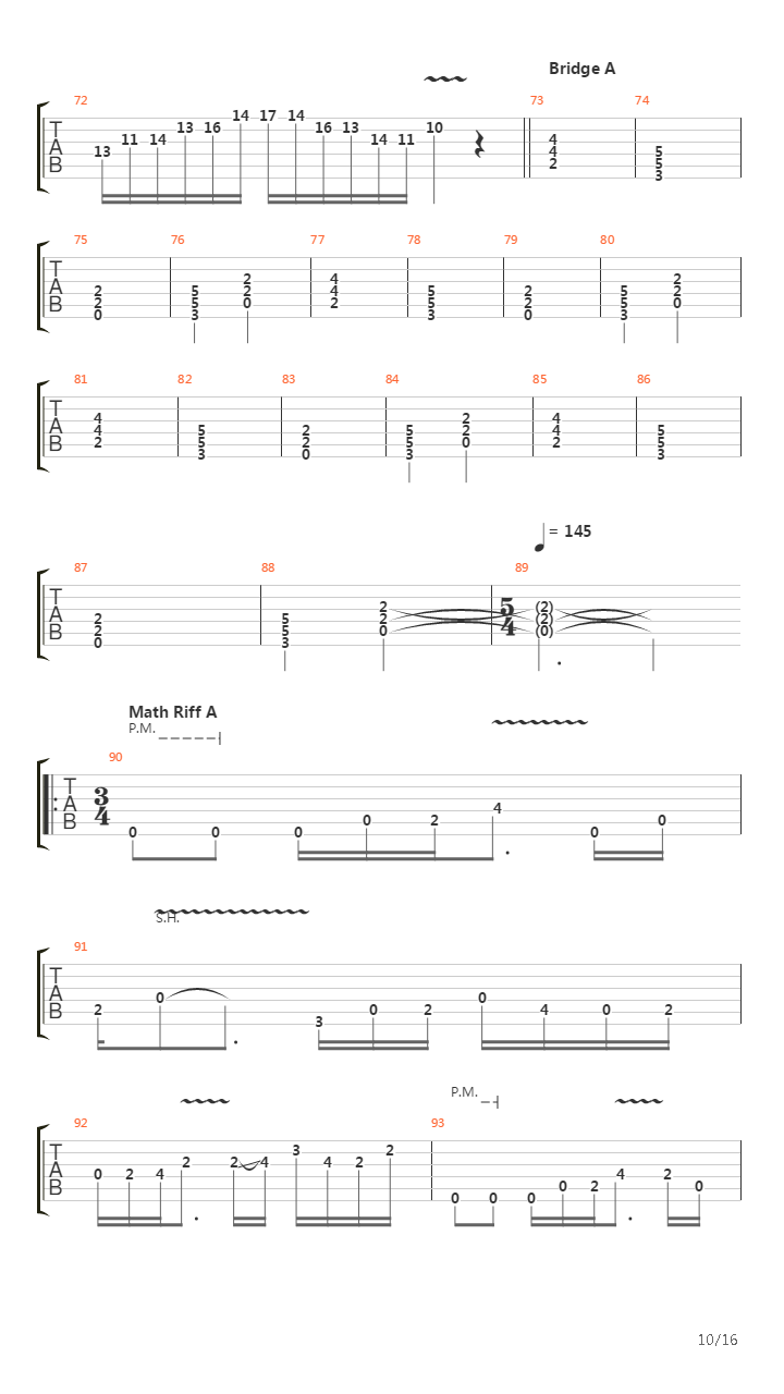 Platos Tripartite吉他谱