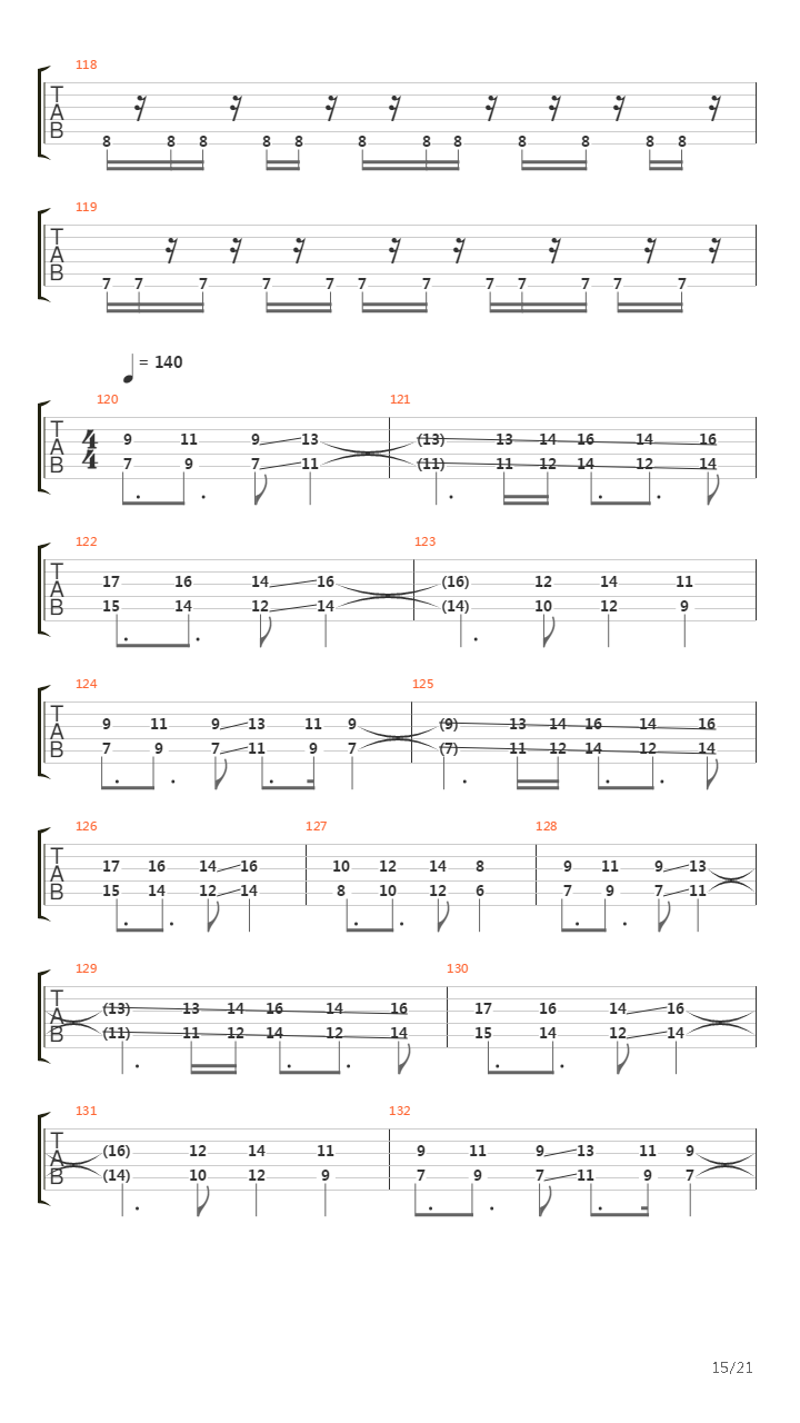 Tandem吉他谱