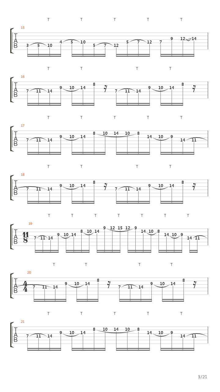 Tandem吉他谱