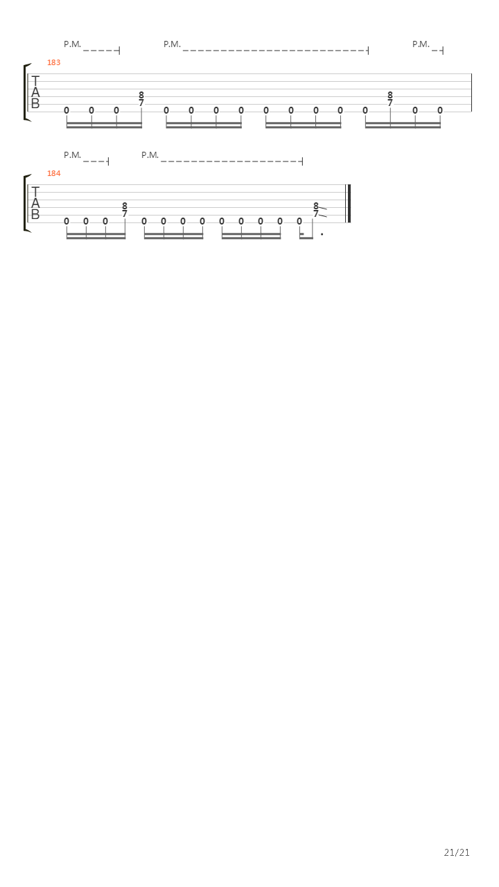 Tandem吉他谱