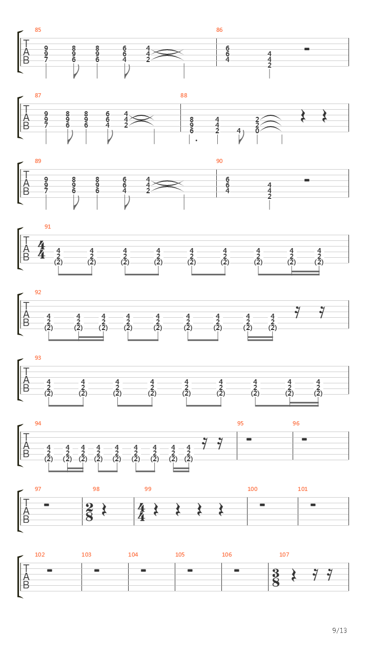 Termites吉他谱