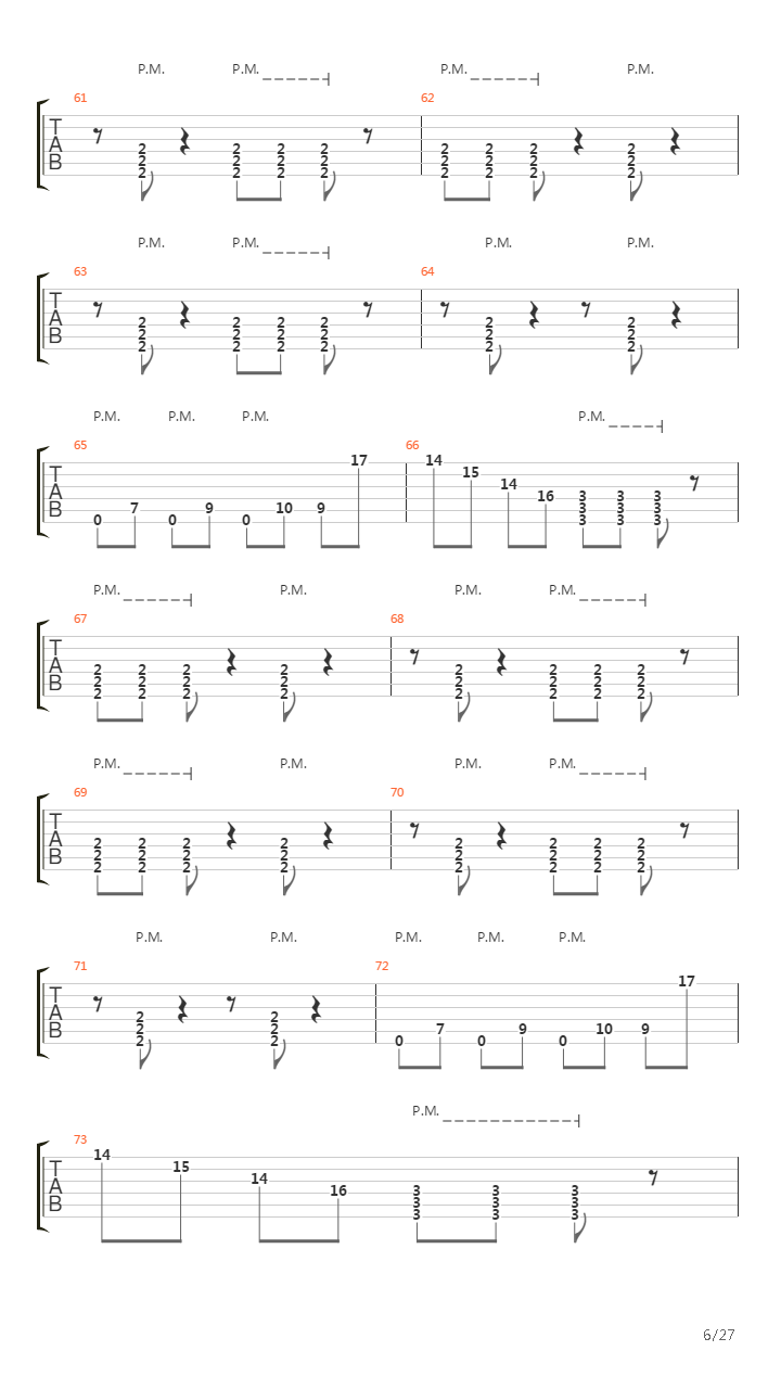 Turn Soonest To The Sea吉他谱