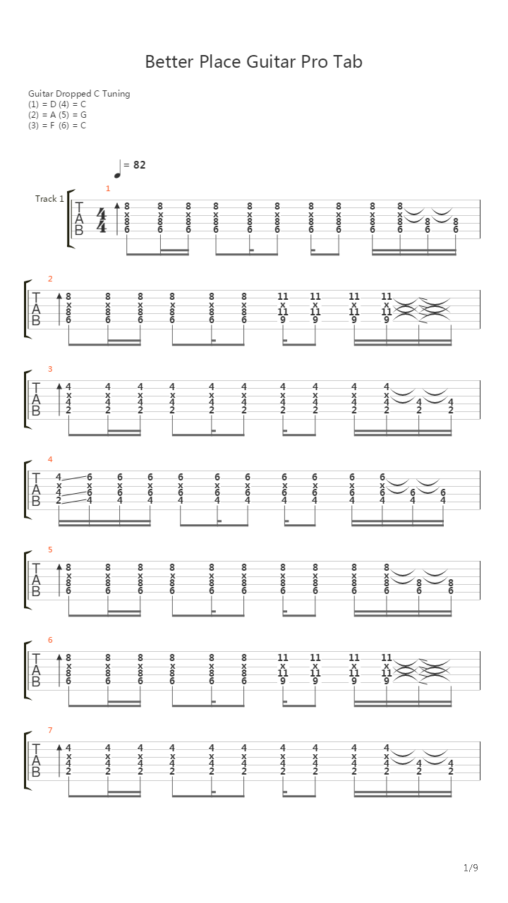 Better Place吉他谱