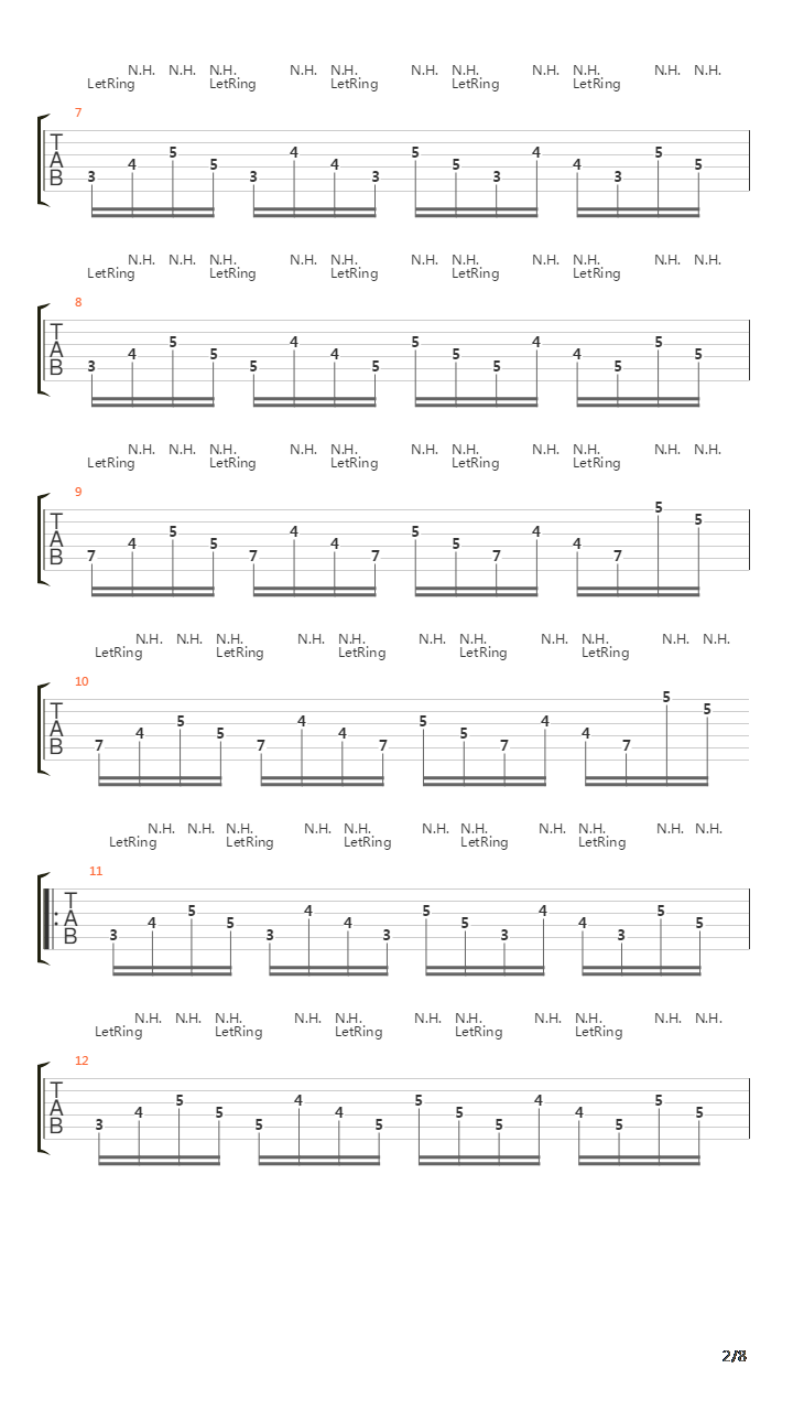 Blurry吉他谱