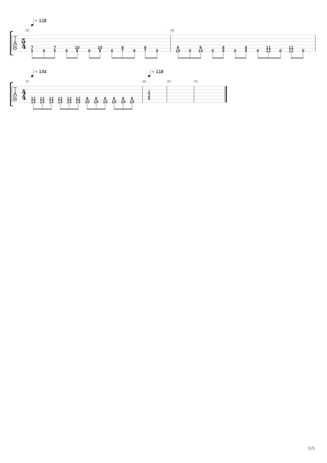 3s And 7s吉他谱