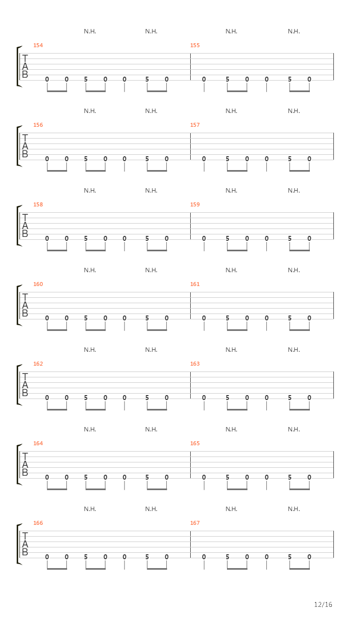 A Song For The Dead吉他谱