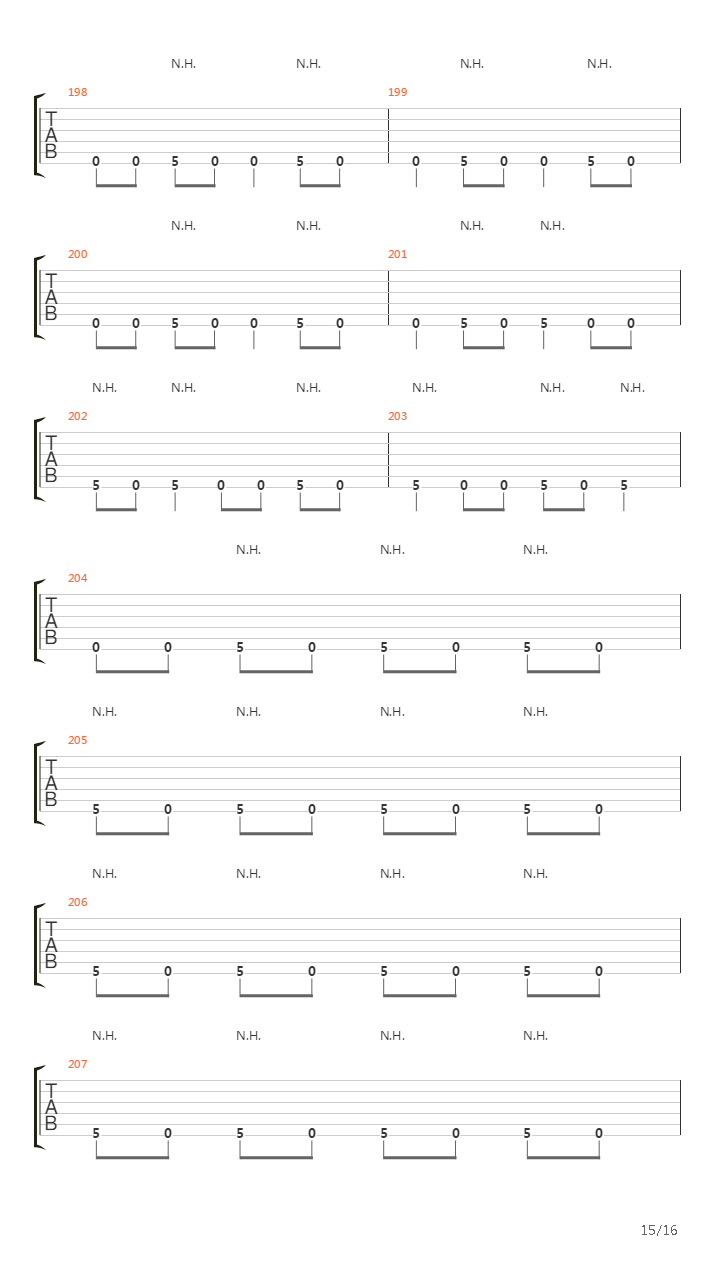 A Song For The Dead吉他谱