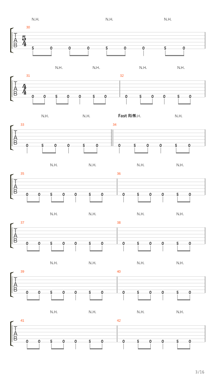 A Song For The Dead吉他谱