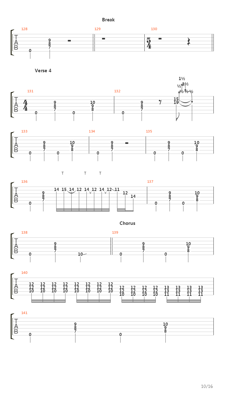 A Song For The Dead吉他谱