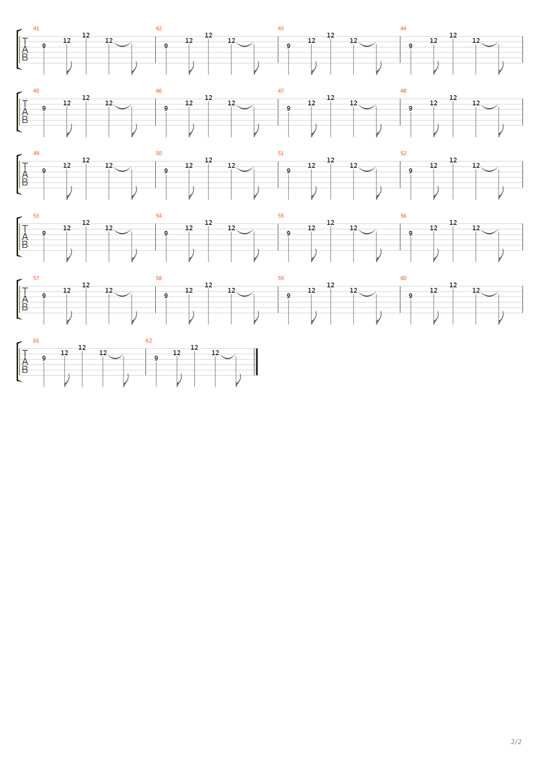 Into The Hollow吉他谱