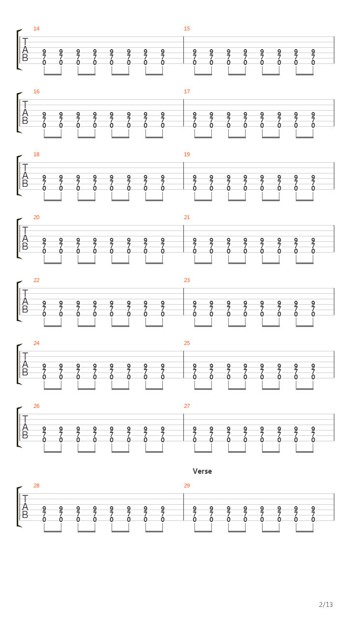 Regular John吉他谱