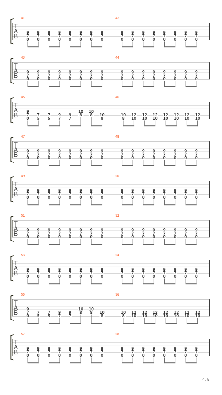 Regular John吉他谱