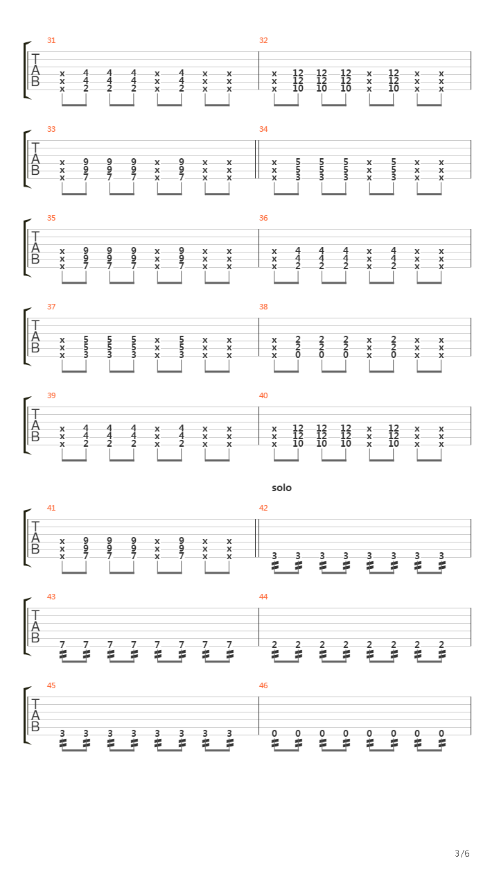 River In The Road吉他谱