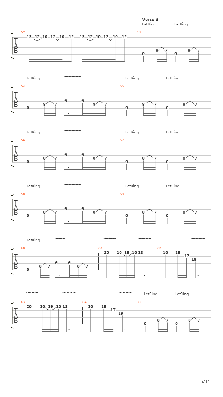 Song For The Deaf吉他谱