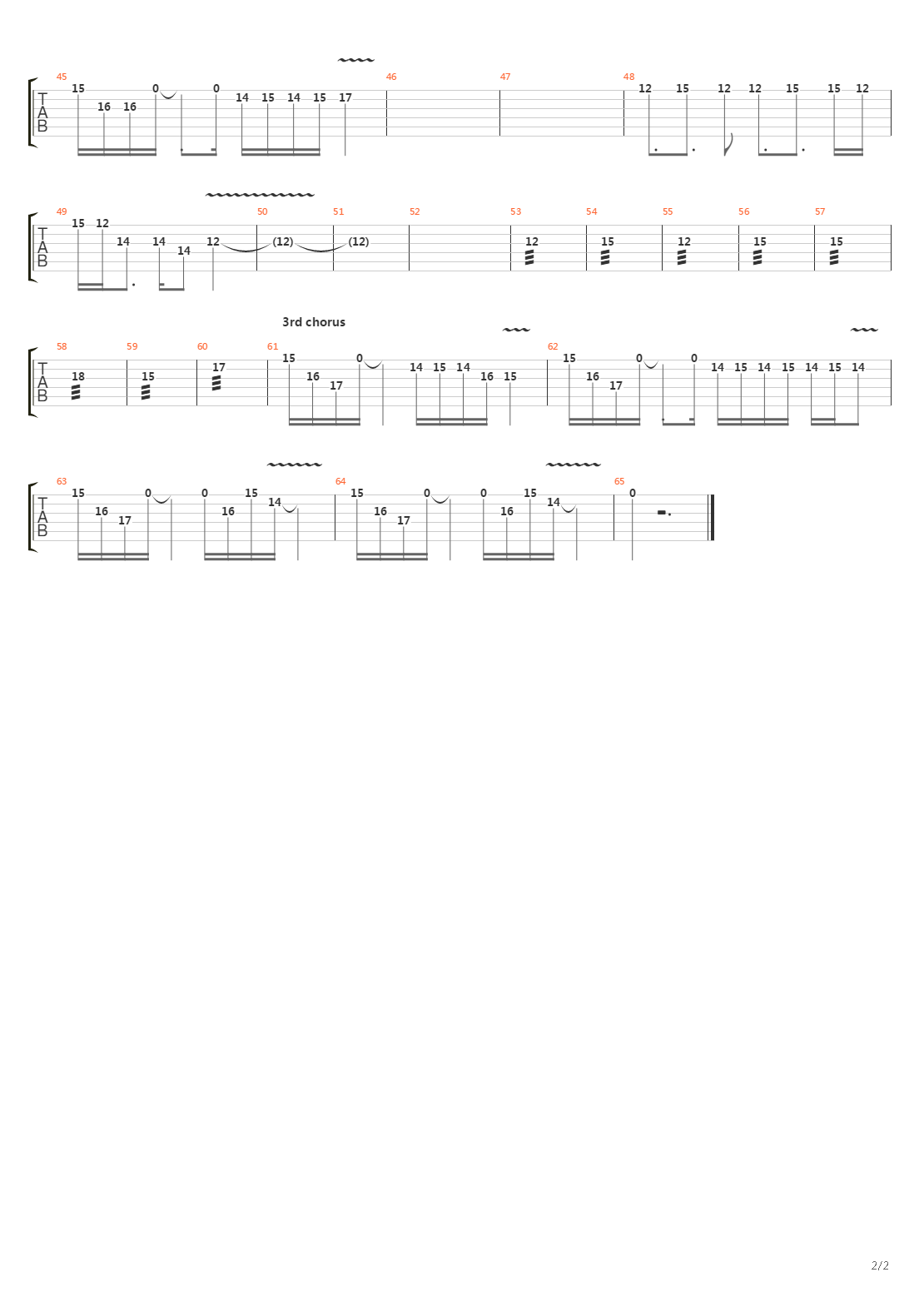 Tension Head吉他谱