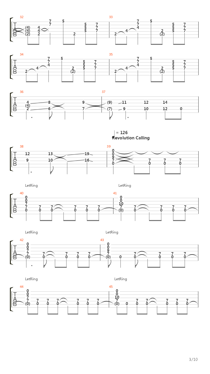 Anarchyx - Revolution Calling吉他谱